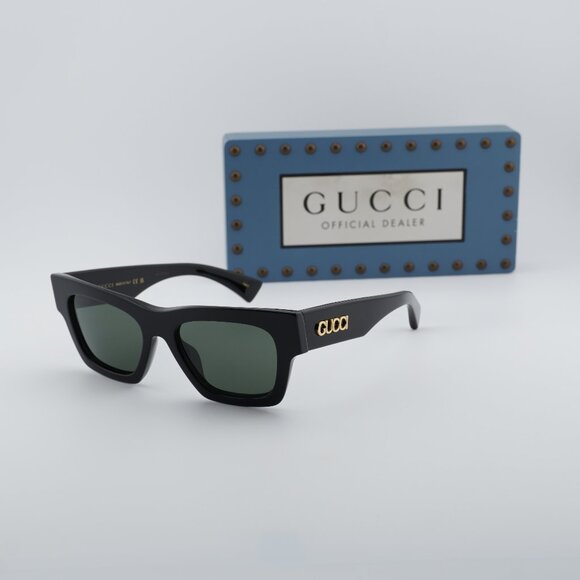 Gucci GG1835S 001 Square Sunglasses - Black\\Grey main image 10